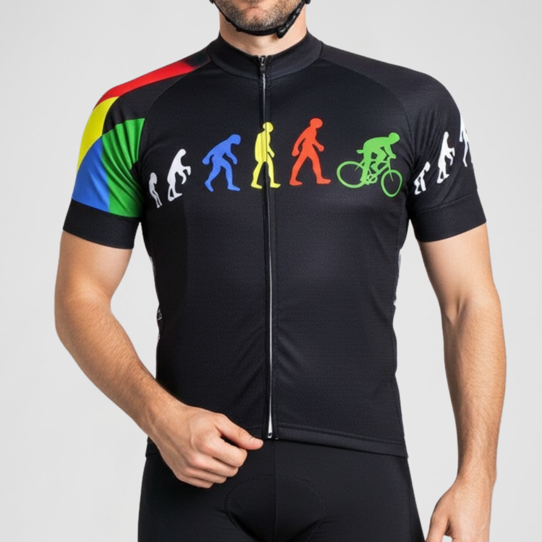 Evolution Of Man Cycling Jersey