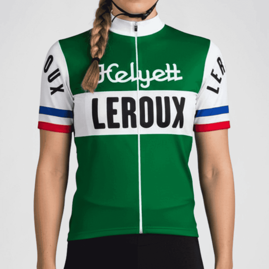 Retro Helyett Leroux Cycling Jersey