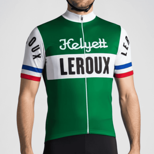 Retro Helyett Leroux Cycling Jersey