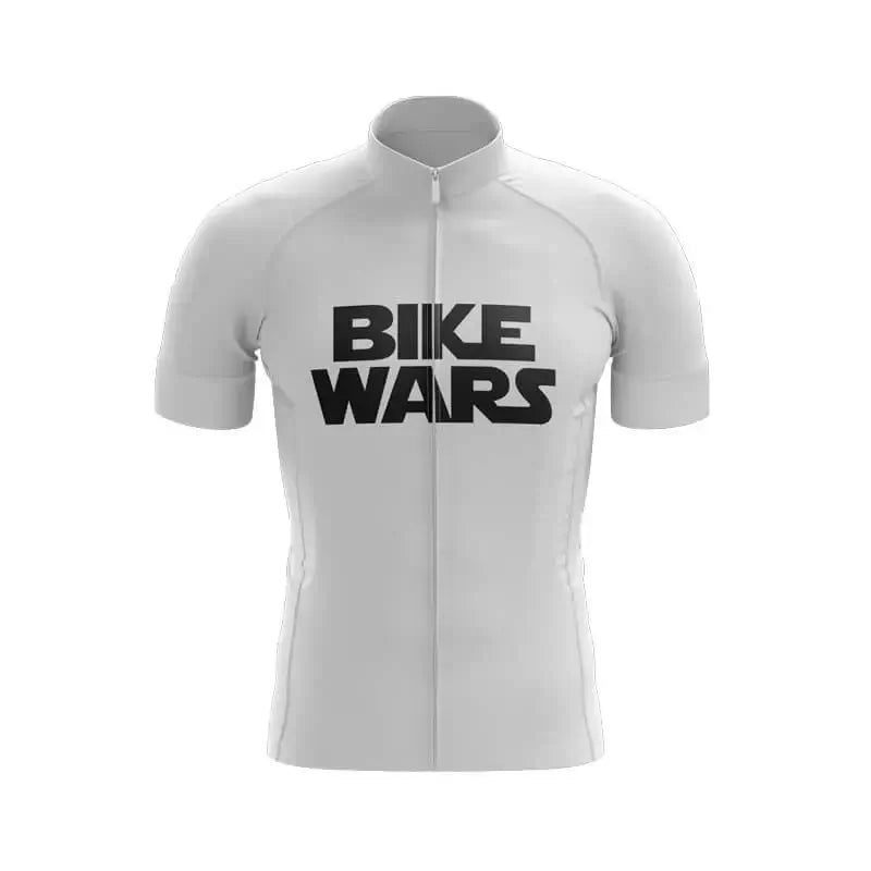 Bike Wars Cycling Jersey, White (Star Wars Theme)