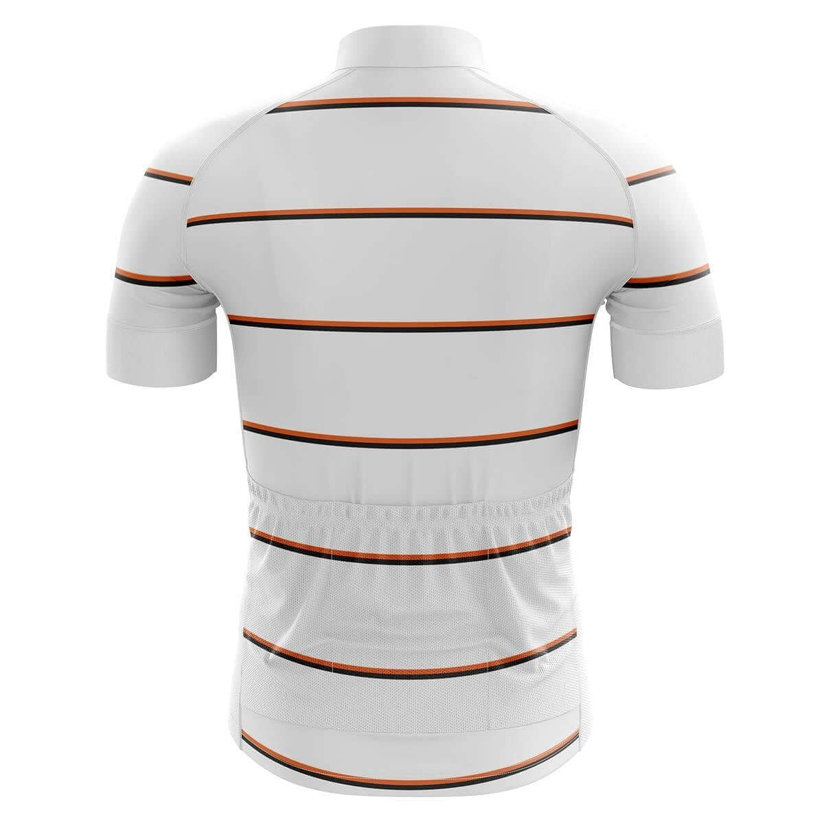 GG BASICS | White Hoops Cycling Jersey