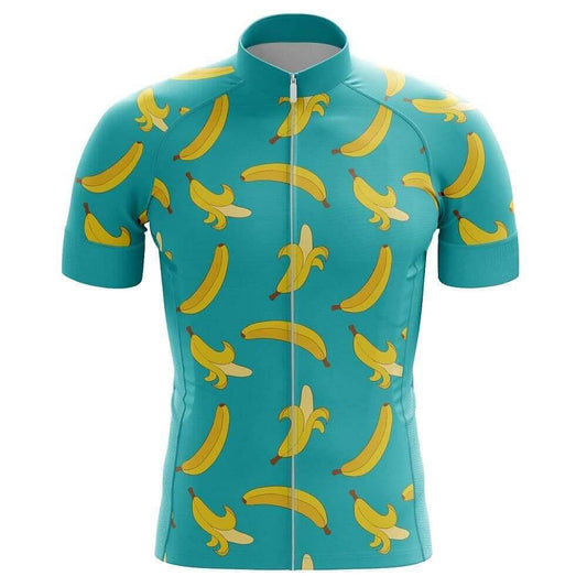 Banana Print Cycling Jersey.