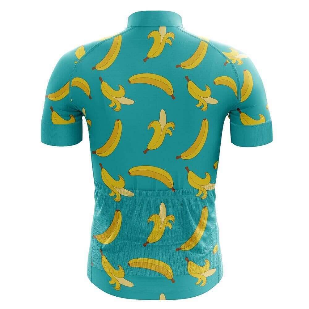 Banana Print Cycling Jersey.