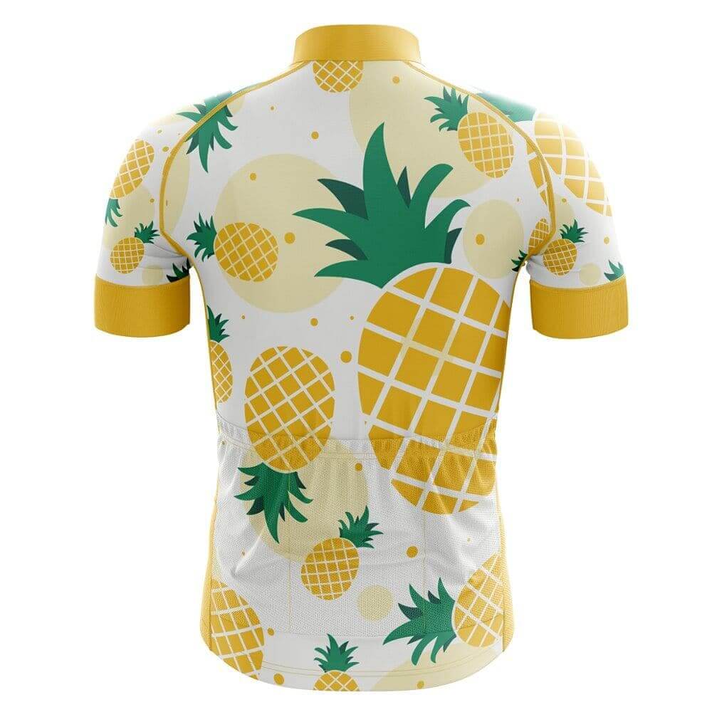 Pineapple Print Cycling Jersey.