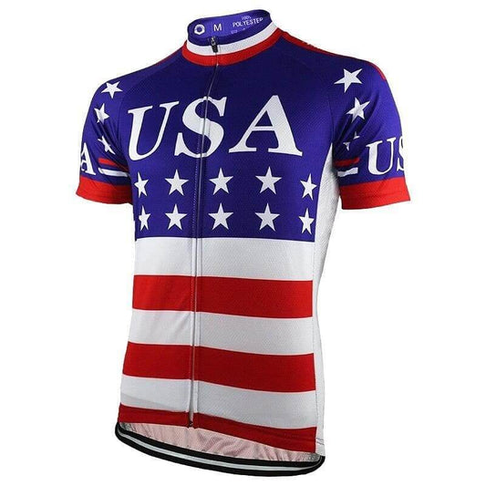 USA Flag Cycling Jersey.