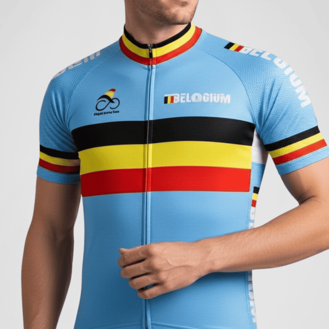 Retro Belgium Cycling Jersey
