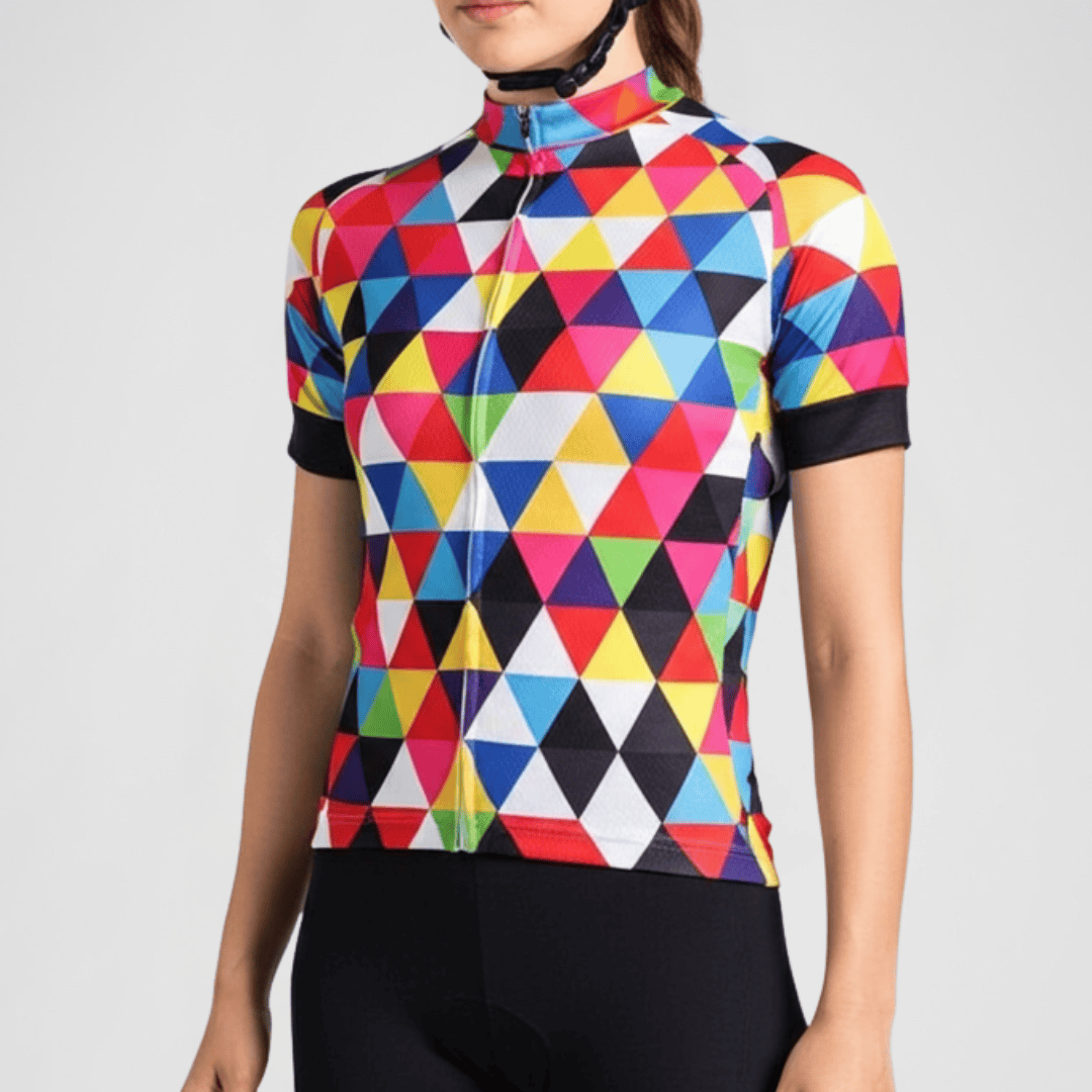 Colourful Triangles Cycling Jersey
