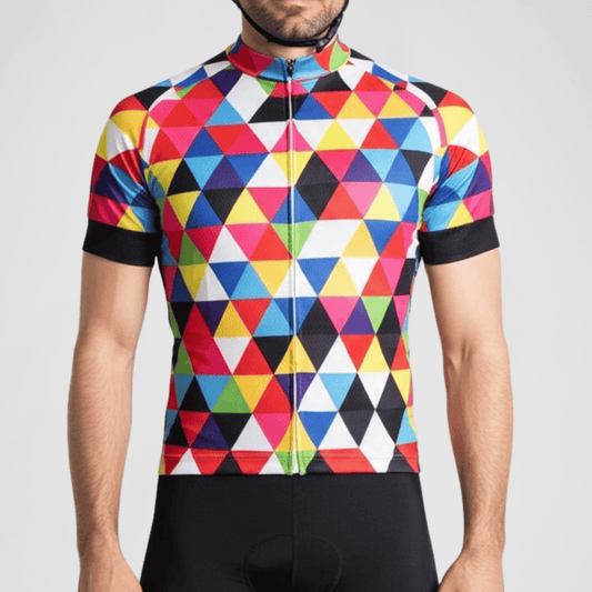 Colourful Triangles Cycling Jersey