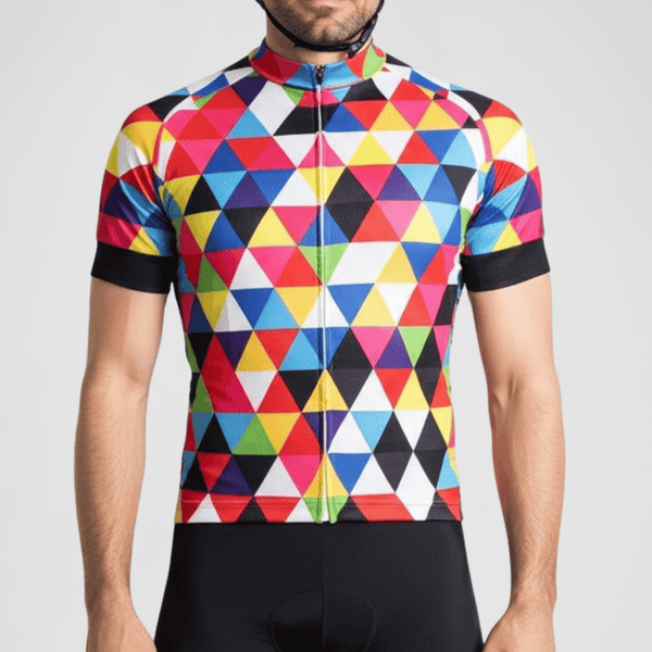 Colourful Triangles Cycling Jersey