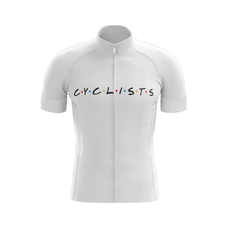 White online cycling jersey