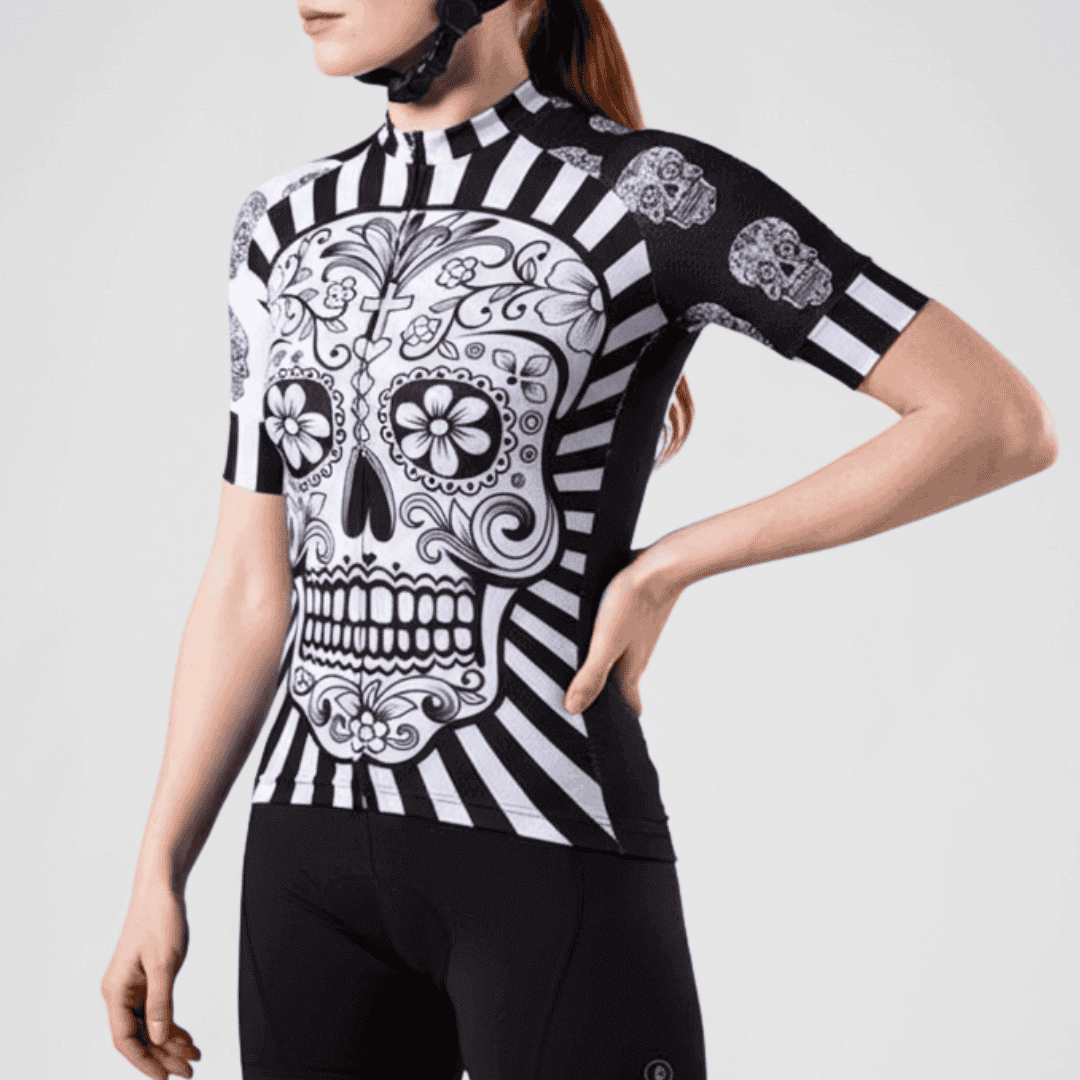 Day Of The Dead Skull Cycling Jersey