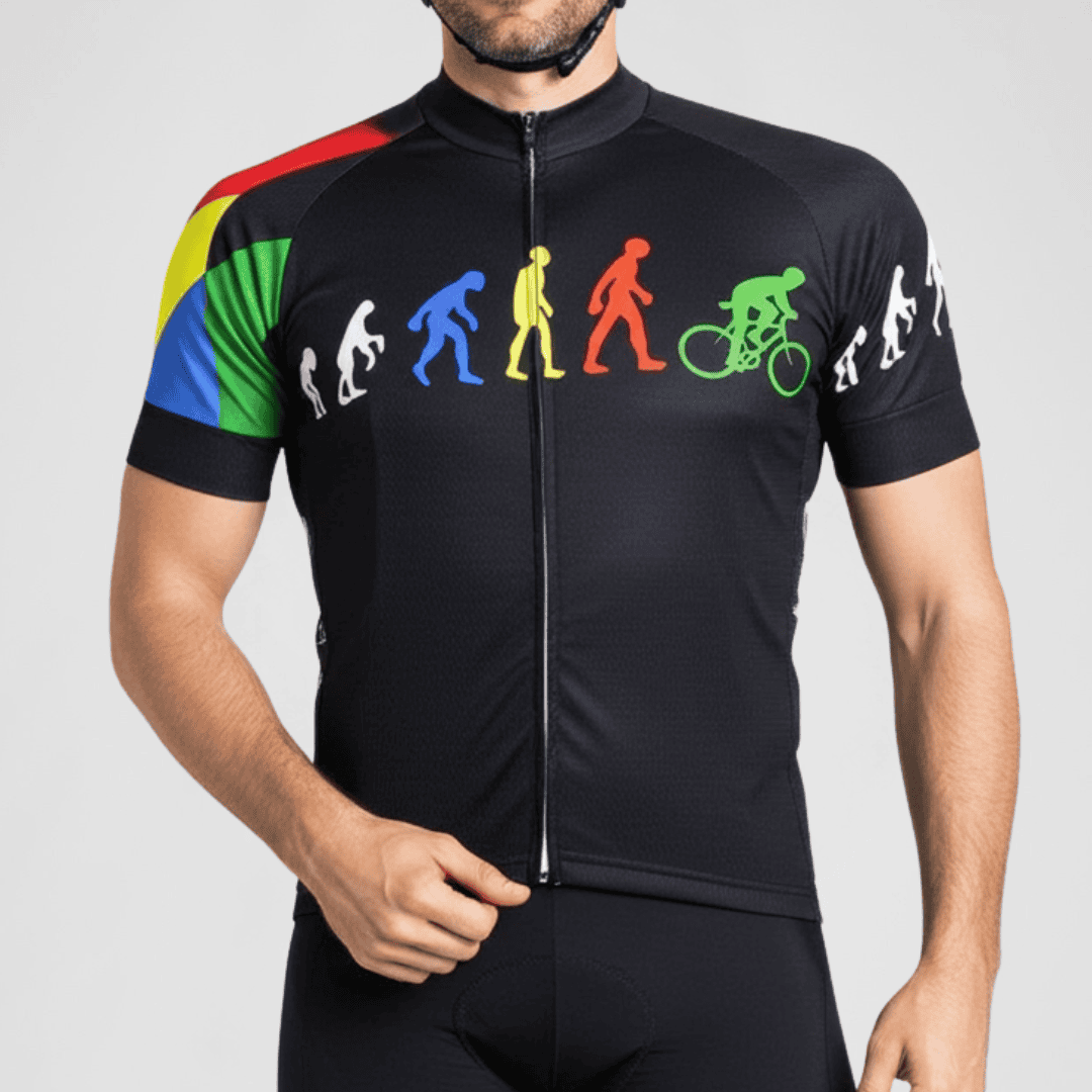 Evolution Of Man Cycling Jersey