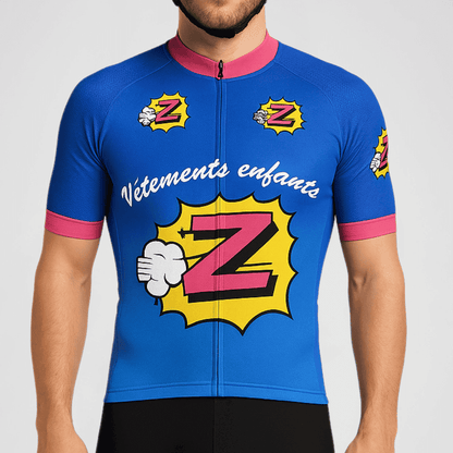 イタリア製　z Vetements cycling team サイクルジャージ Retro Z Vetements Cycling Jersey - Short Sleeve | Granny Gear