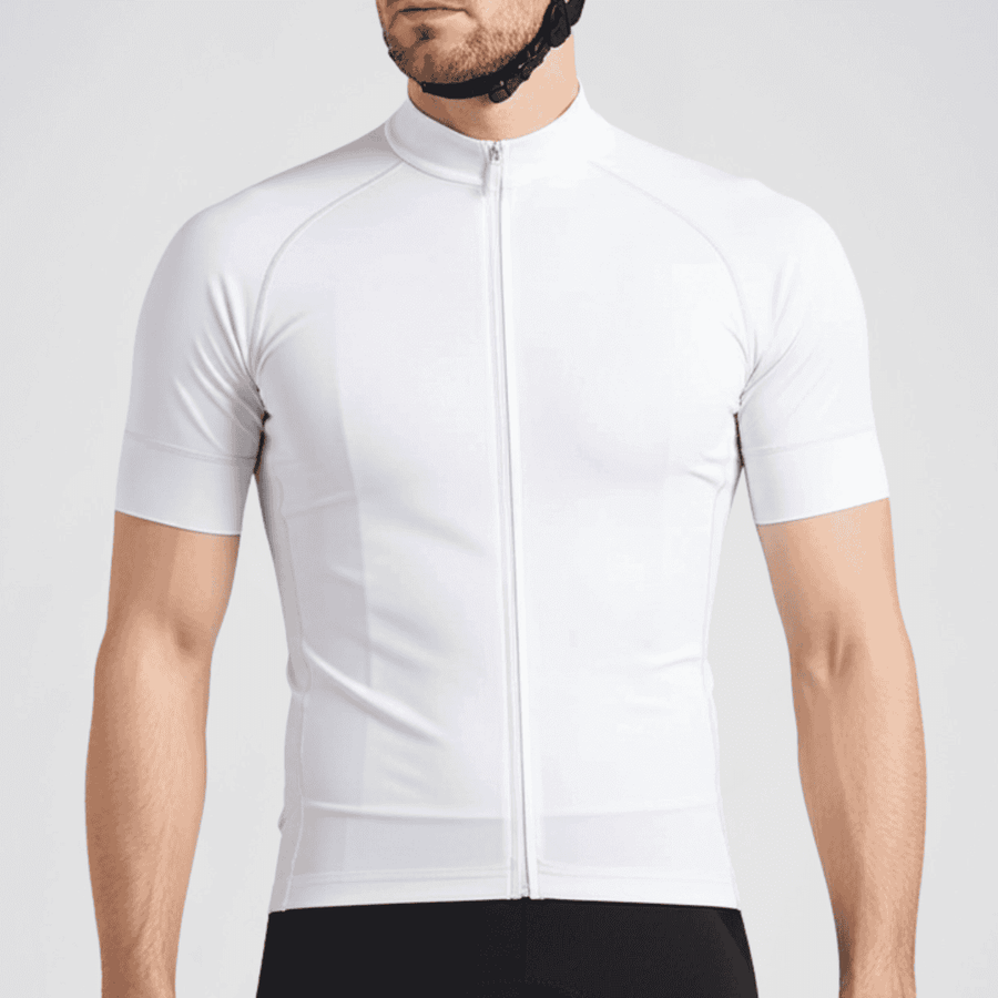 GG BASICS | White Cycling Jersey
