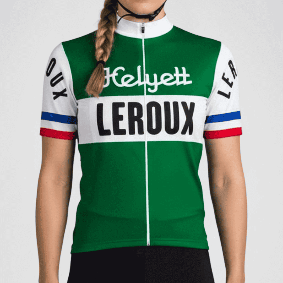 Retro Helyett Leroux Cycling Jersey