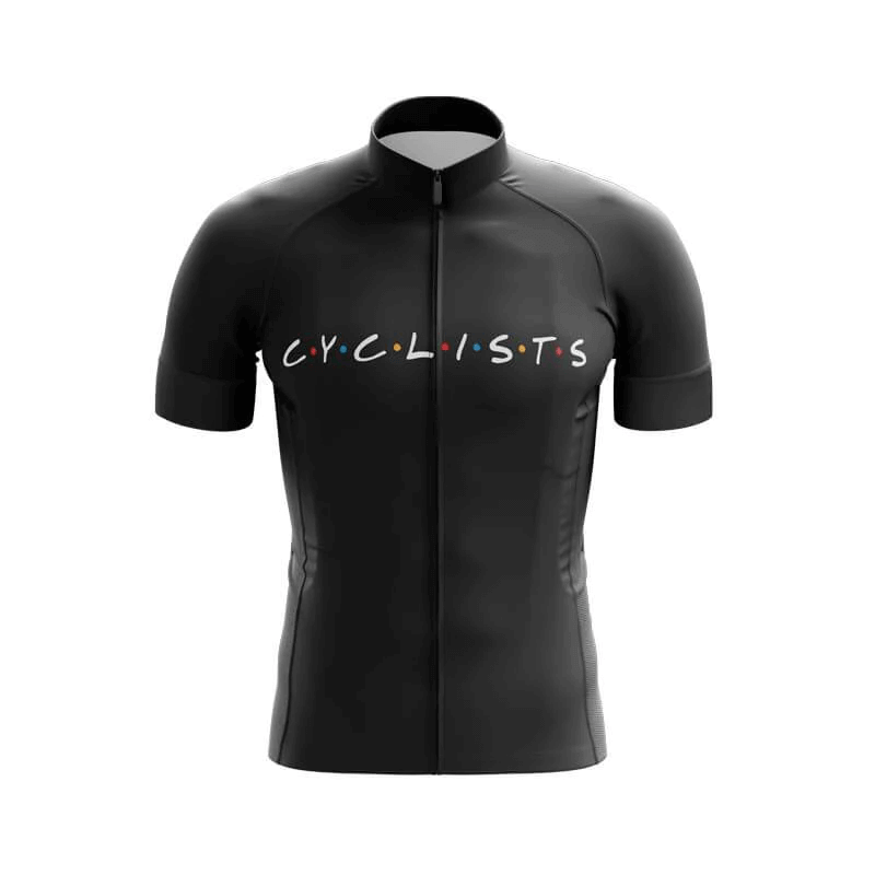 C.Y.C.L.I.S.T.S (Friends Theme) Black Cycling Jersey