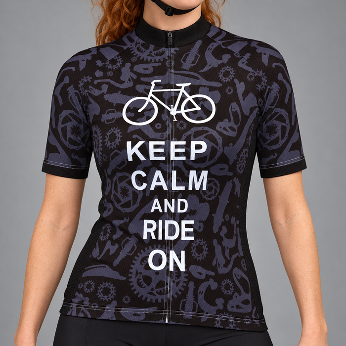 Keep Calm & Ride On Cycling Jersey