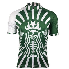 Skeleton Coffee (Starbucks Style) Cycling Jersey