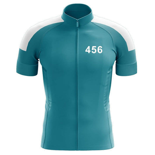 Squid Character #456 Cycling Jersey (Blue)