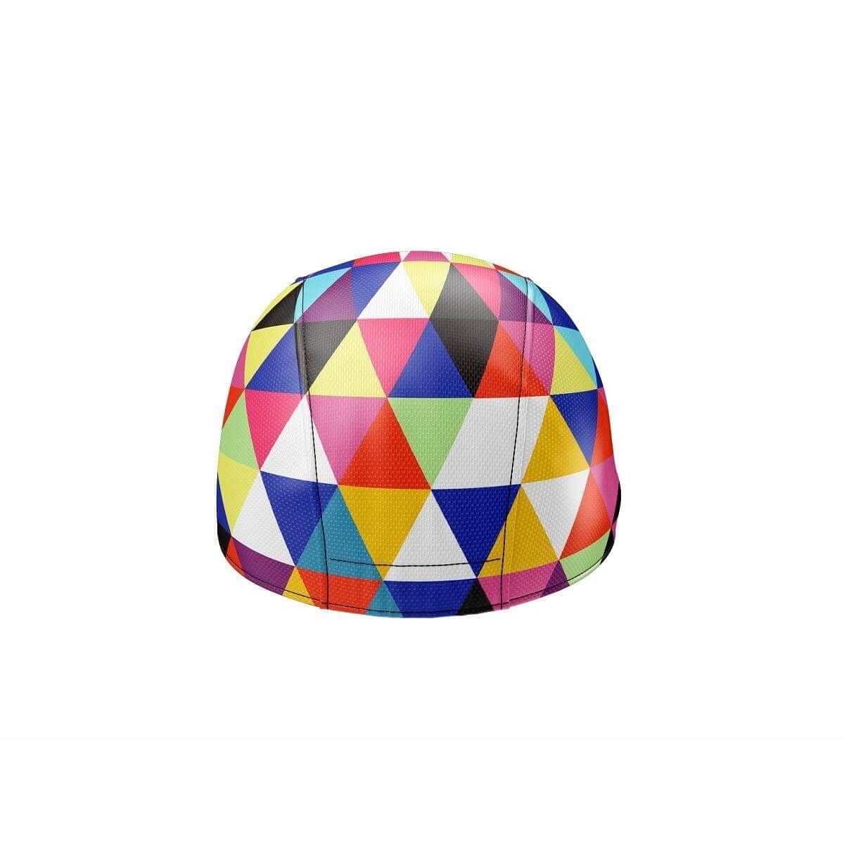 Colourful Triangles Cycling Cap (Unisex)