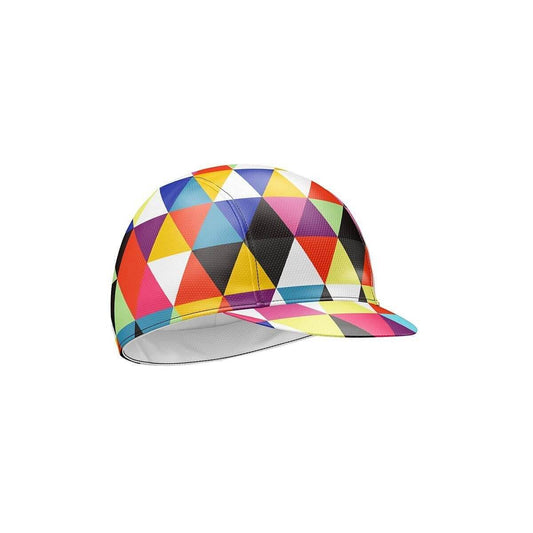 Colourful Triangles Cycling Cap (Unisex)