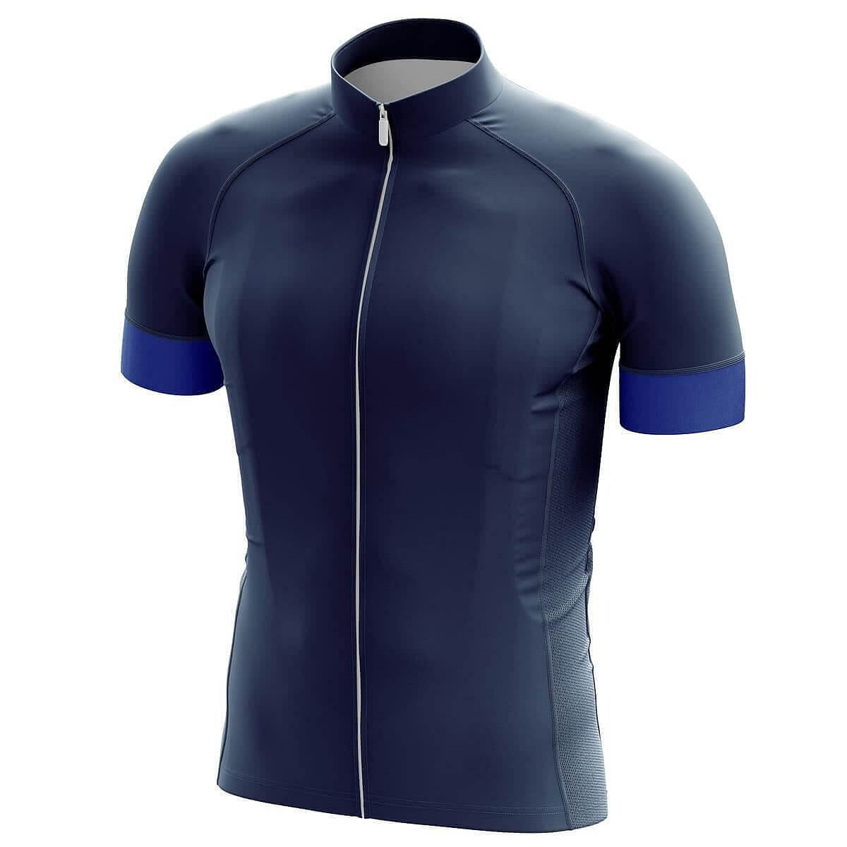 GG BASICS | Blue With Light Blue Sleeve Cycling Jersey