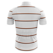 GG BASICS | White Hoops Cycling Jersey