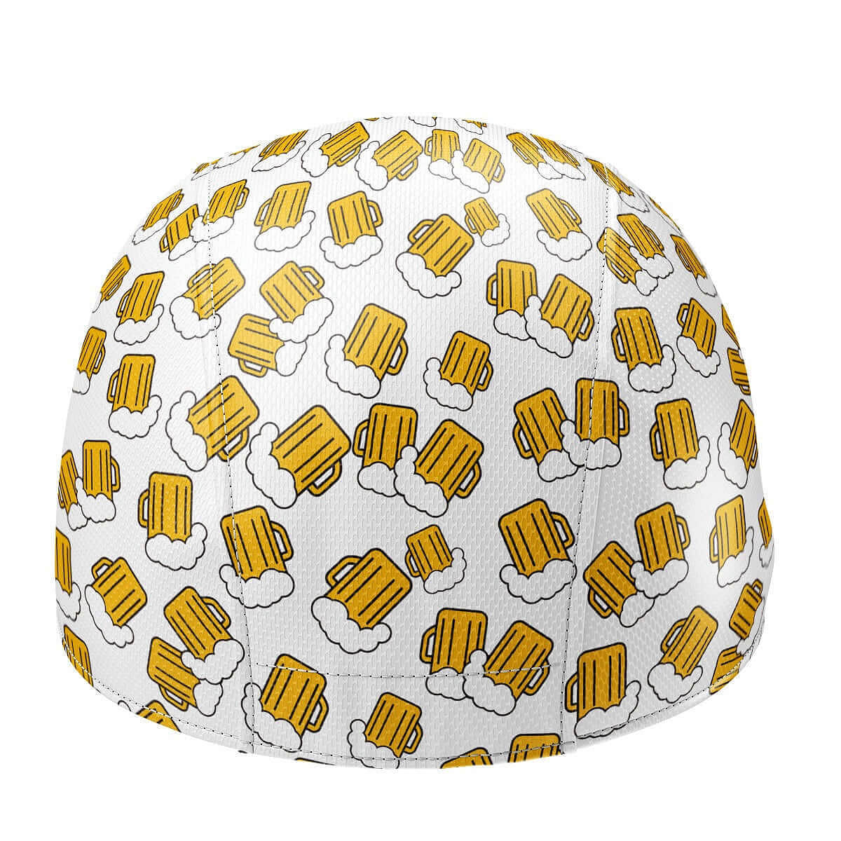 Beer Ride Cycling Cap - White (Unisex)