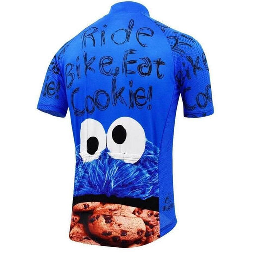 Cookie Monster - Ride, Bike, Eat Cookie! Cycling Jersey.