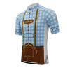 Blue Lederhosen Cycling Jersey.