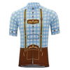 Blue Lederhosen Cycling Jersey.