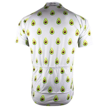 Avocado Pattern Cycling Jersey.