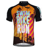Swim Bike Run (Triathlon Inspired)  Cycling Jersey.