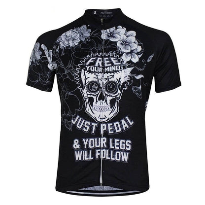 Free Your Mind, Just Pedal Cycling Jersey.