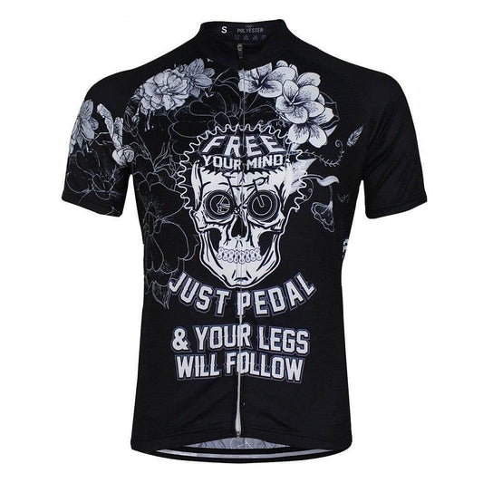 Free Your Mind, Just Pedal Cycling Jersey.