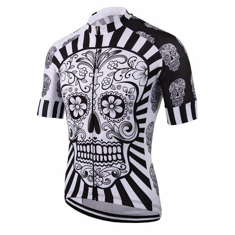 Day Of The Dead Skull Cycling Jersey.