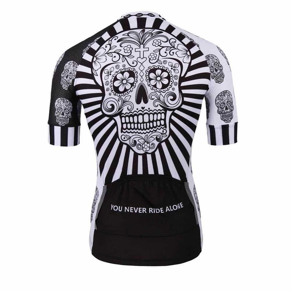 Day Of The Dead Skull Cycling Jersey.
