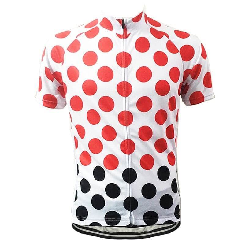 Polka Dots Cycling Jersey.
