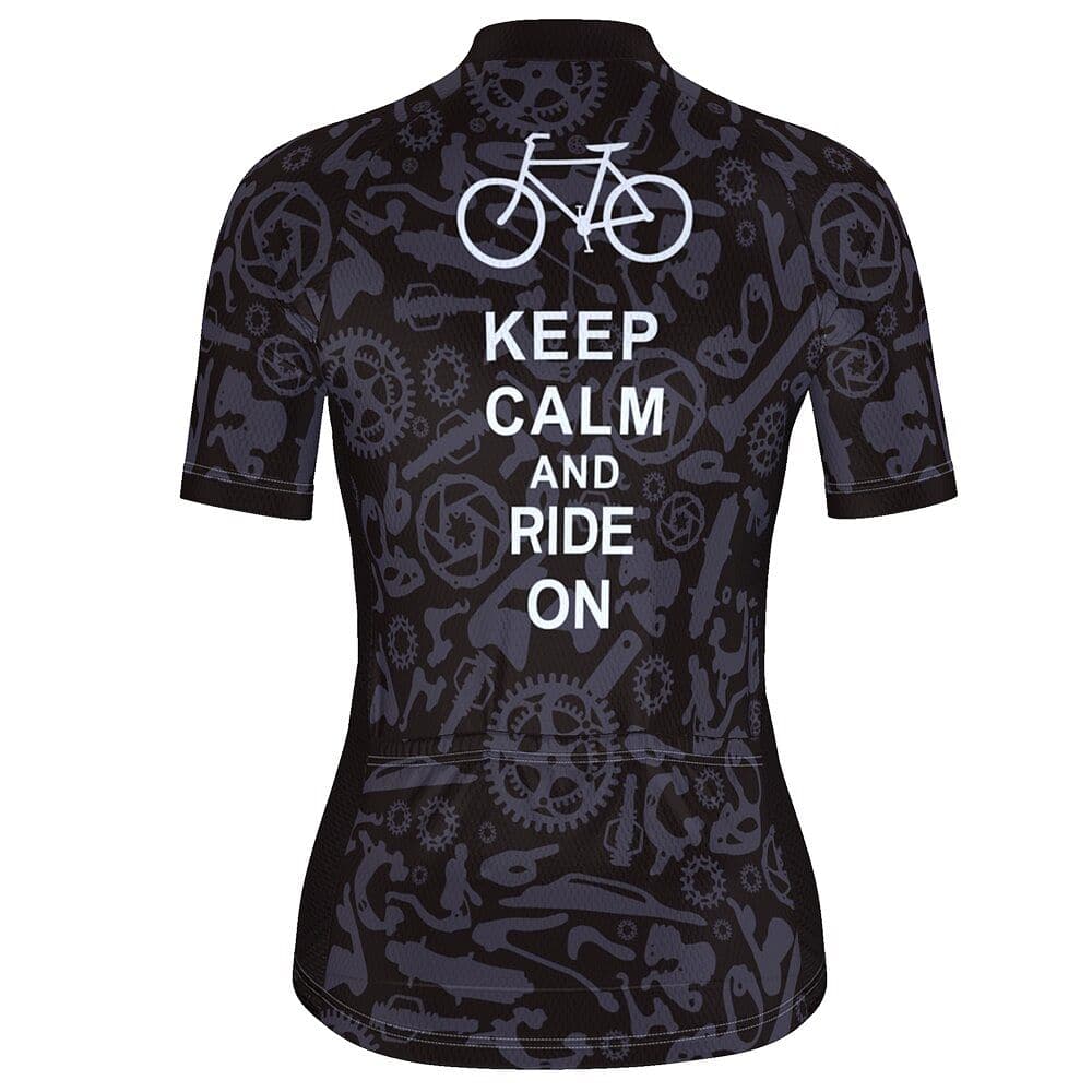 Keep Calm & Ride On Cycling Jersey.