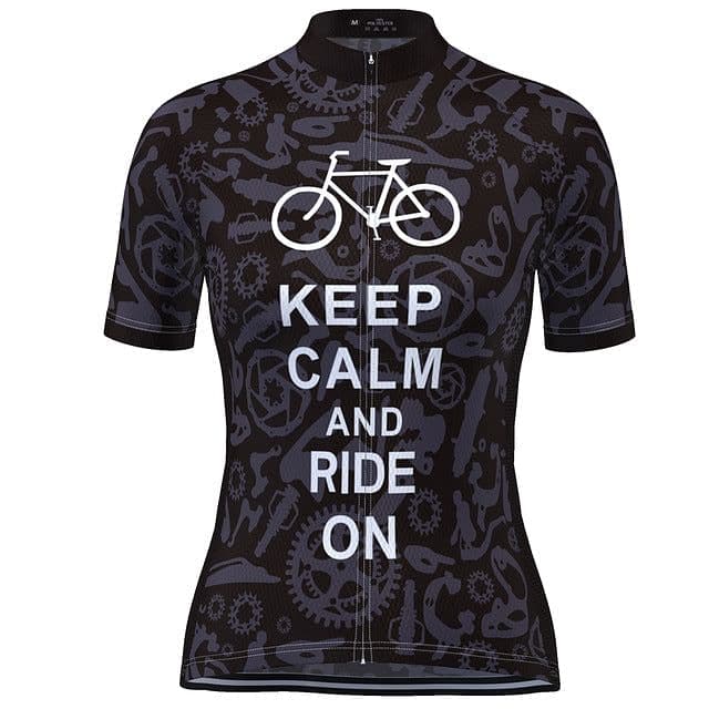 Keep Calm & Ride On Cycling Jersey.