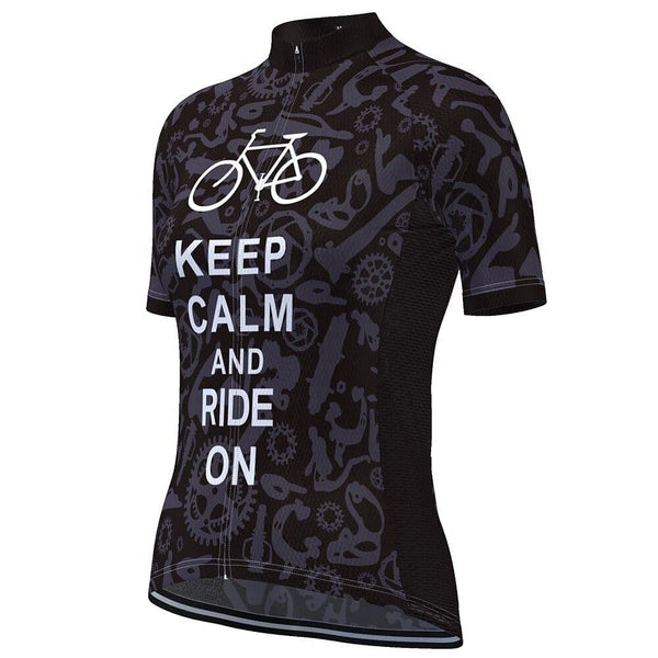 Keep Calm & Ride On Cycling Jersey.