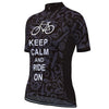 Keep Calm & Ride On Cycling Jersey.