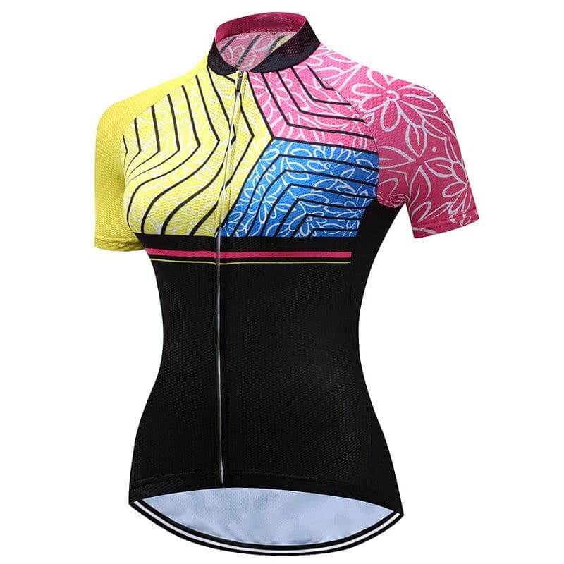 Flower Patterns Cycling Jersey.