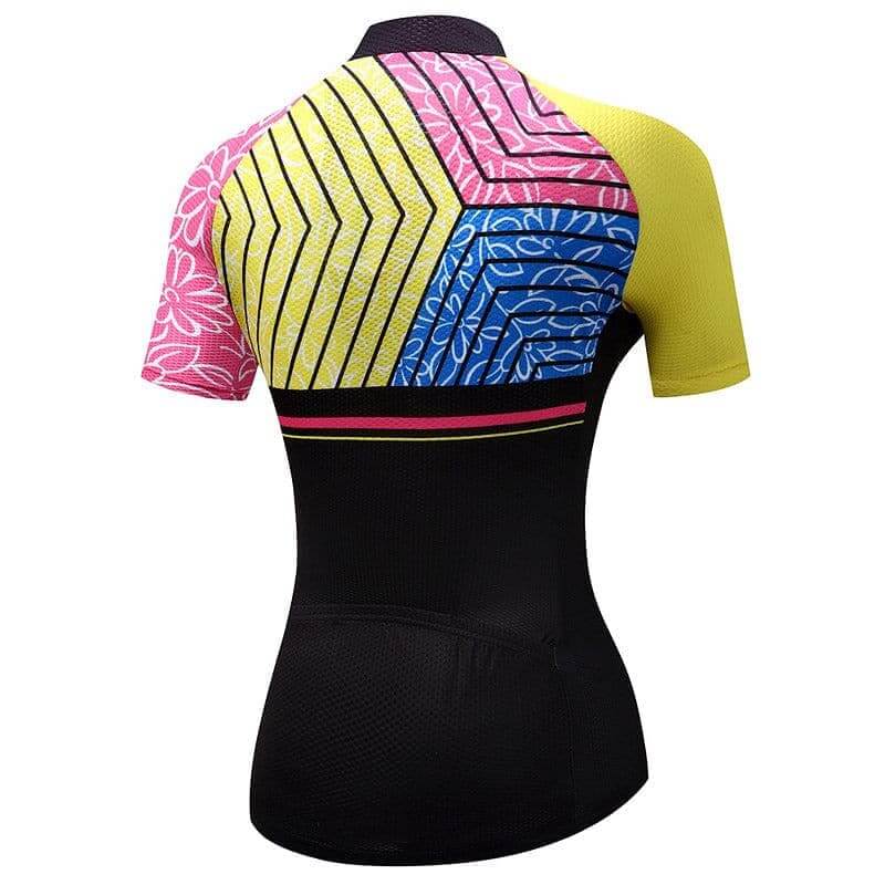 Flower Patterns Cycling Jersey.