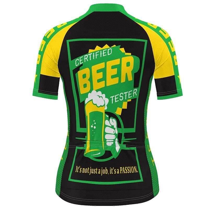 Certified Beer Tester - Women's Cycling Jersey.