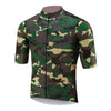 Green Camouflage Cycling Jersey.