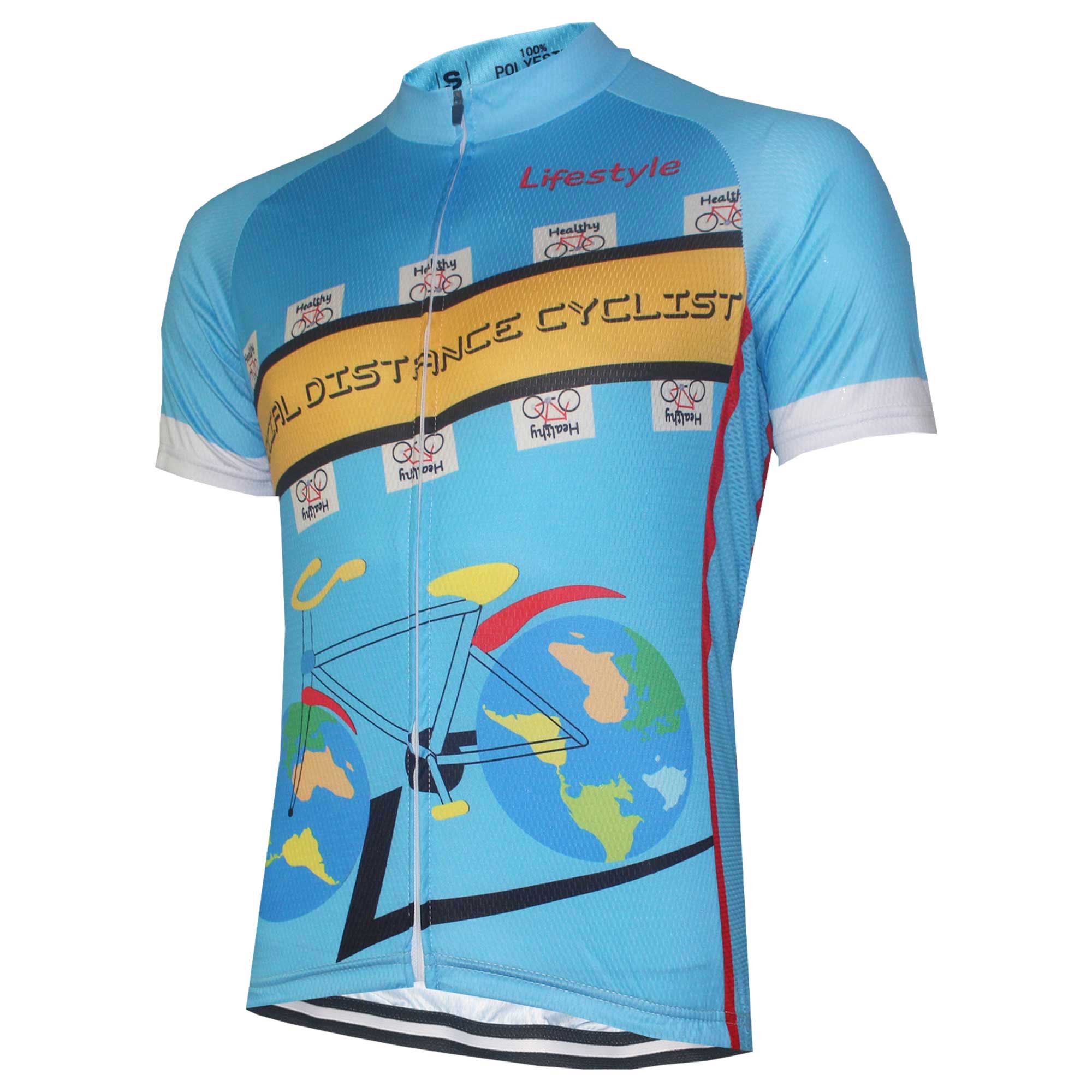 Social Distance Cyclist Cycling Jersey.