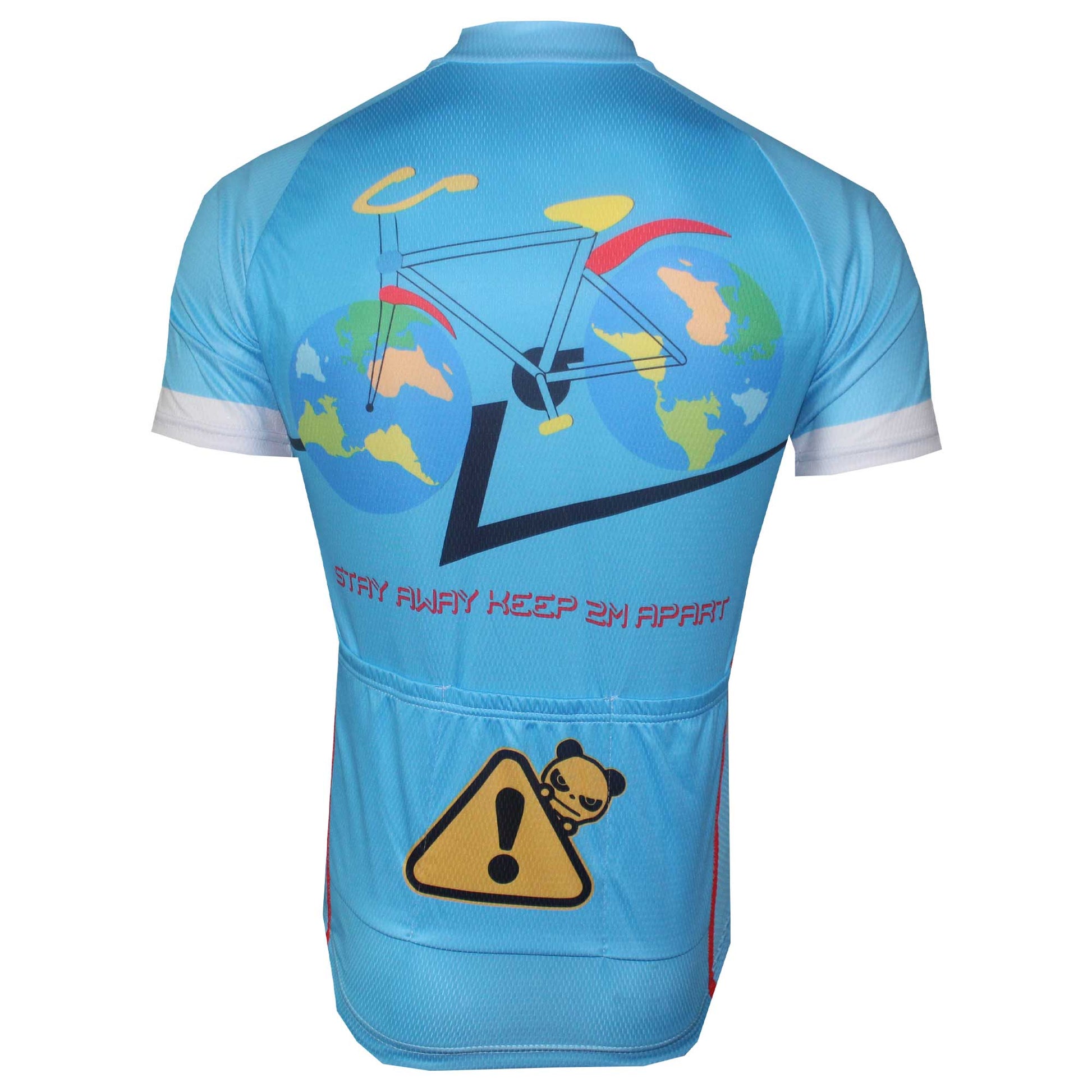 Social Distancing Cycling Jersey Short Sleeve Granny Gear