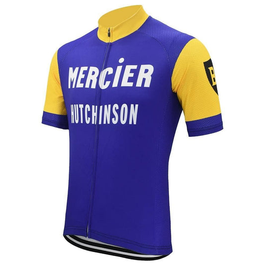 Retro Mercier Hutchinson Cycling Jersey - Blue.