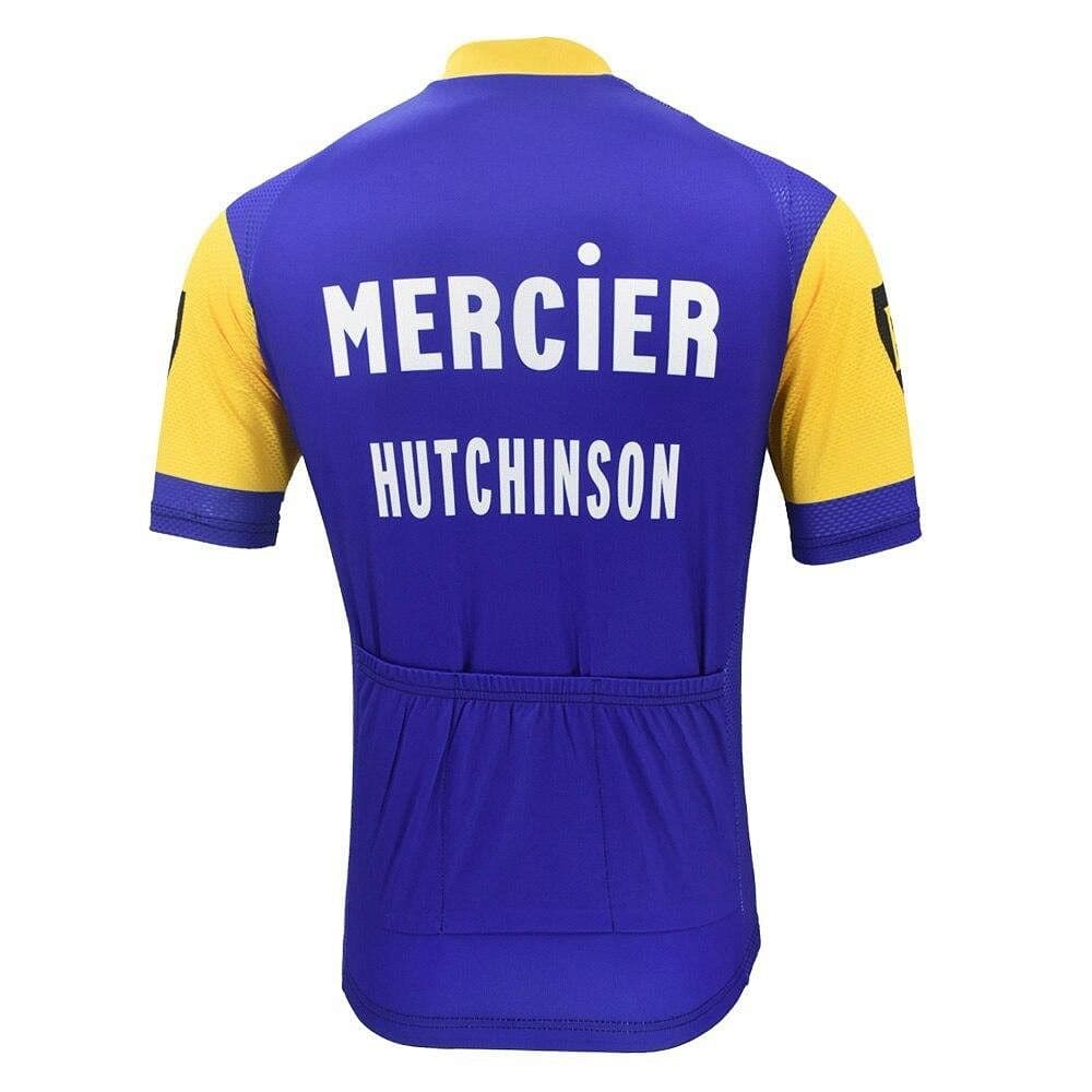 Retro Mercier Hutchinson Cycling Jersey - Blue.